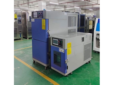 49L恒溫恒濕試驗箱與22L冷熱沖擊試驗箱發貨浙江客戶公司。